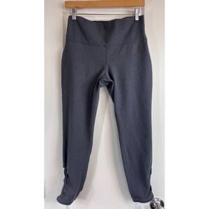 Old Navy Active Women's Gray Crop Leggings Cotton Polyester Blend Size L